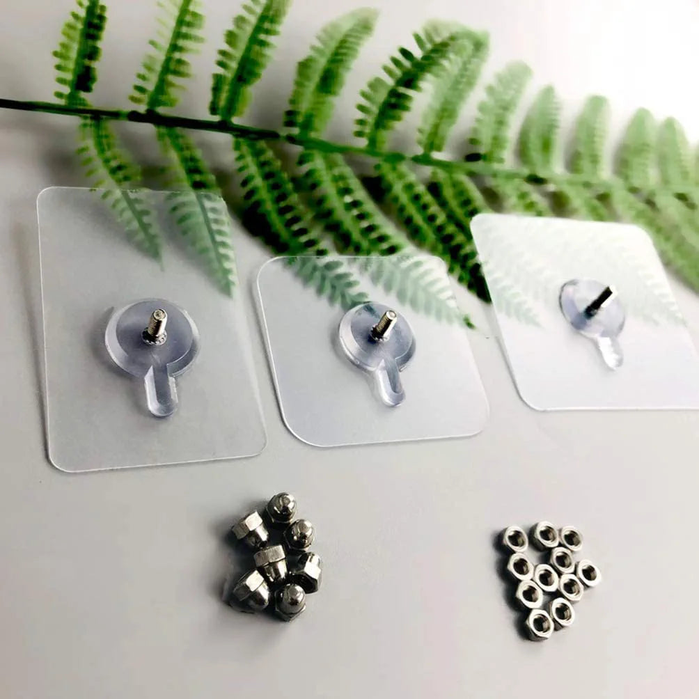 NO DRILLING SCREW WALL HOOKS |đ„PACK OF 10 PCSđ„